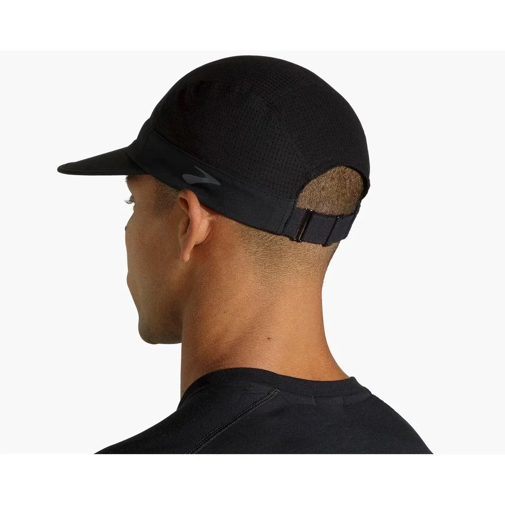 Brooks For Anything Under Sun Propel Mesh Hat Mens Black Breathable Lightweight